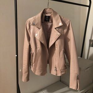 Lefties Pink Moto Jacket (size L)